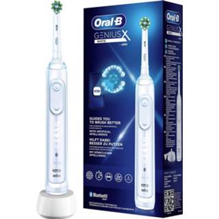 👉 Elektrische tandenborstel wit x Oral-b Genius - Ontworpen Door Braun 1 Handvat En Opzetborstel 4210201396901