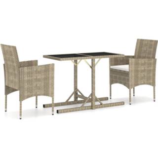 👉 Tuinset beige Vidaxl 3-delige 8720286379868