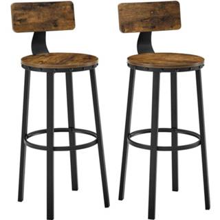 👉 Barkruk Nancy's Gordon Barkrukken 2 Stuks - Barstoelen Met Voetensteun Industrieel Stabiel 37 X 46,5 6013845763720