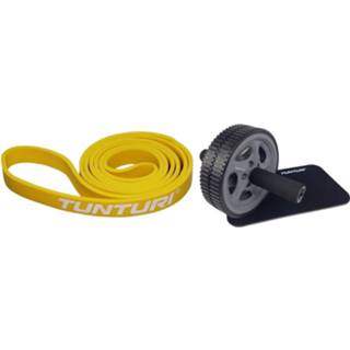 👉 Fitness set geel Tunturi - Weerstandsband Light Trainingswiel 8720679640902