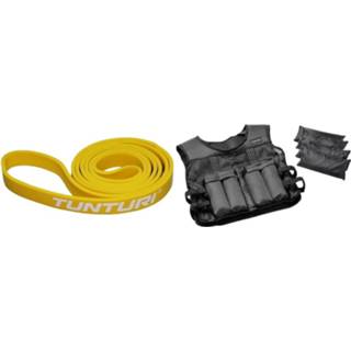 👉 Fitness set geel Tunturi - Weerstandsband Light Gewichtvest 10 Kg Weerstand 8720679640957