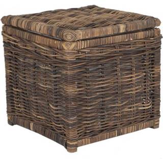 👉 Opbergmand bruine Rotan Luc - 30x30xh30 Cm 782698944452