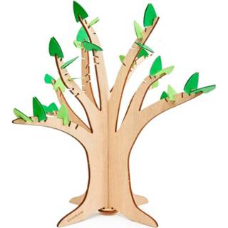 👉 Ornament hout Kikkerland Dankbaarheid Boom 27 Cm Naturel 612615101166
