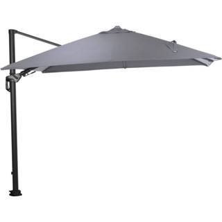 👉 Zweefparasol grijs Garden Impressions Hawaii Lumen Led 300x300 -Donker - Licht 8713002118544