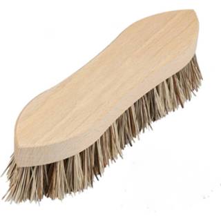 👉 Schrobborstel bruin hout fiber Van Met Fiber/palmvezel Spitse Neus - Schrobborstels 4014529302930