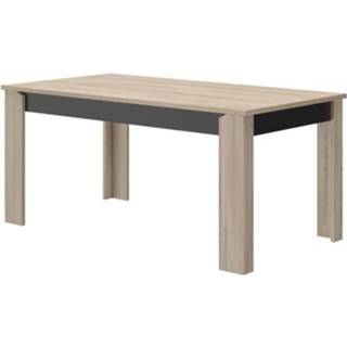 👉 Tafel zwart eiken Diagone Rechthoekige - Licht En Decor L 170 X H 77 D 90 Cm Made In France Yori 3483601104372