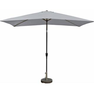 👉 Rechthoekige parasol grijs Kopu® Bilbao 150x250 Cm - Light Grey 8719323089907