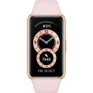 👉 Smartwatch roze Huawei Band 6 - Fullview Amoled 1.47 Scherm 6941487216666