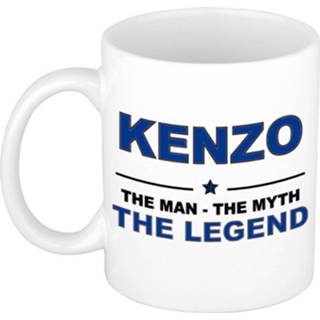 👉 Beker keramiek active mannen Kenzo The man, myth legend verjaardagscadeau mok / 300 ml