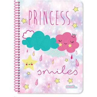 👉 Notitieboek roze papier meisjes Must Princess B5 60 Vellen 8720585139576