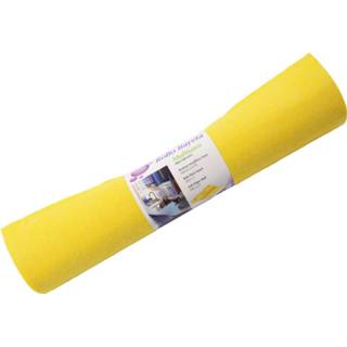 👉 Reinigingsdoekje geel Reinigingsdoek 4 Meter Rol Poetsdoeken Voor Schoonmaakdoek - Sopdoeken A Kwaliteit 8715217839023