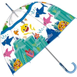 👉 Paraplu blauw EVA baby's Pinkfong Baby Shark Junior 48 Cm Lichtblauw 8720585183548