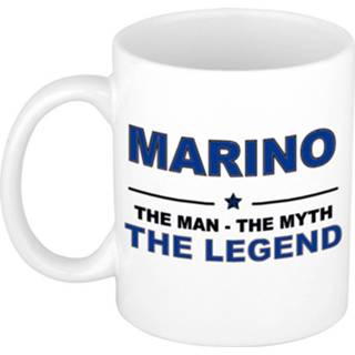 👉 Beker keramiek active mannen Marino The man, myth legend verjaardagscadeau mok / 300 ml