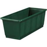 👉 Plantenbak groen Donker Rechthoekig 40 X 17,5 14,5 Cm - Plantenbakken 4000150834117