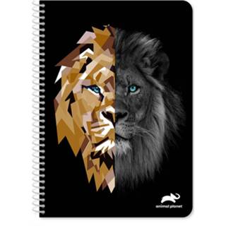 👉 Notitieboek Animal Planet Spiral Leeuw 25 X 17 Cm 120 Pagina's 8720585171514