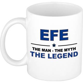 👉 Beker keramiek active mannen Efe The man, myth legend verjaardagscadeau mok / 300 ml