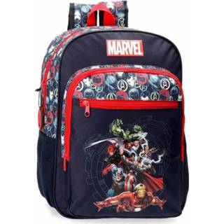 👉 Jongens rugzak blauw Avengers Team 30x38x12 Vanaf 12 Jaar 8435578365206
