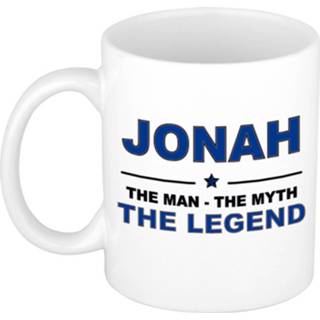 👉 Beker keramiek active mannen Jonah The man, myth legend verjaardagscadeau mok / 300 ml