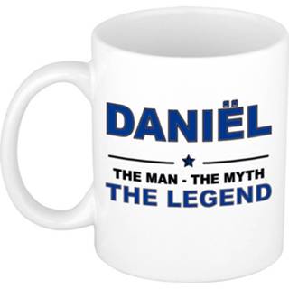 👉 Beker keramiek active mannen Daniel The man, myth legend verjaardagscadeau mok / 300 ml