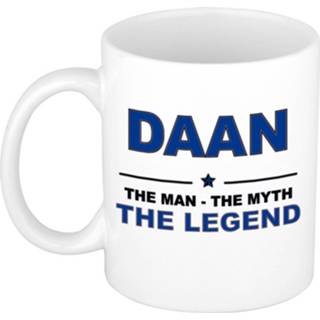 👉 Beker keramiek active mannen Daan The man, myth legend verjaardagscadeau mok / 300 ml