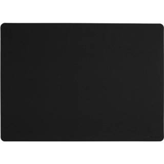👉 Placemat zwart leather PU Asa Selection Soft Rechthoekig - Lederoptiek 46x33cm 4024433009665