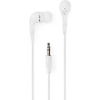 👉 Koptelefoon wit Nedis Bedrade - 1.20 M 5412810304684