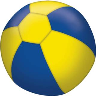 👉 Blauw geel textiel Amscan Ballonhoes Junior 27,5 Cm Blauw/geel 4-delig 194099056854