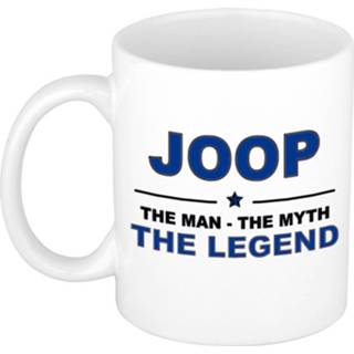 👉 Beker keramiek active mannen Joop The man, myth legend verjaardagscadeau mok / 300 ml