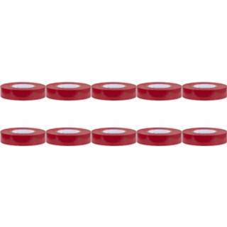 👉 Isolatietape rood 10 Pack - Yurga 20mmx20m 6013904249219