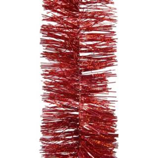 Kerstboom rood Christmas Red Decoratie Glitter Slinger 270 Cm - Kerstslingers 8719538312906