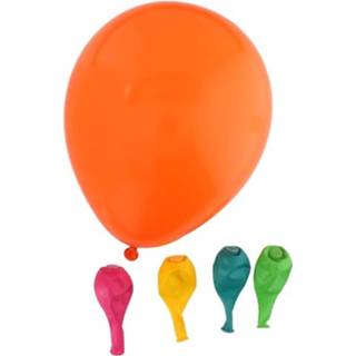 👉 Ballon multicolor multikleur Party Time Ballonnen Met Led-verlichting 25 Cm 5 Stuks 8711252161075
