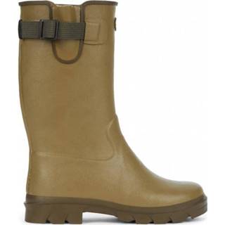 👉 Le Chameau - Kid's Petite Vierzon mit Jerseyfutter - Rubberlaarzen maat 35, bruin