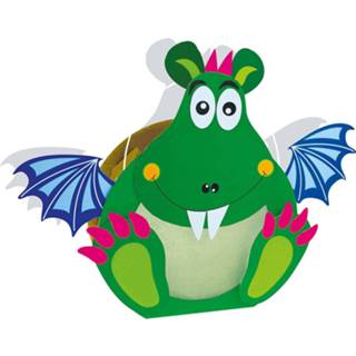 👉 Lampion groen papier jongens Tib Dragon Henry 20 Cm 4002727134583