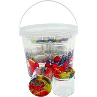👉 Jampotje Confituur Pot Jampot Inmaakpot In Emmer - 210 Ml 10 Stuks 8718998045621