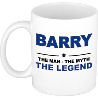👉 Beker keramiek active mannen Barry The man, myth legend verjaardagscadeau mok / 300 ml
