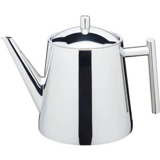 👉 Theepot RVS Met Zeef, Spiegelend Rvs, 1.5 L - Le'xpress 5028250551719