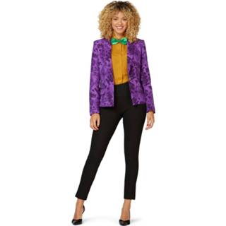 👉 Paars polyester vrouwen Opposuits Verkleedblazer The Joker Dames 8719874030854