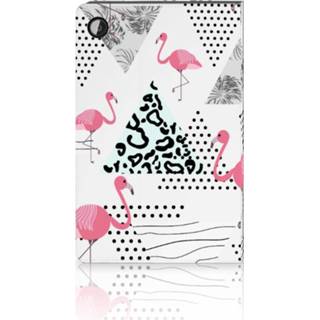 👉 Flipcase Samsung Galaxy Tab A8 2021 Flip Case Flamingo Triangle 8720632624246