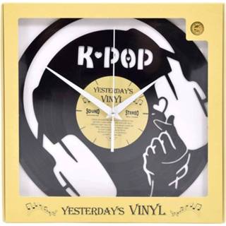 👉 Klok vinyl onesize zwart Yesterdays K-pop – Koptelefoon 30 cm 6013922576571