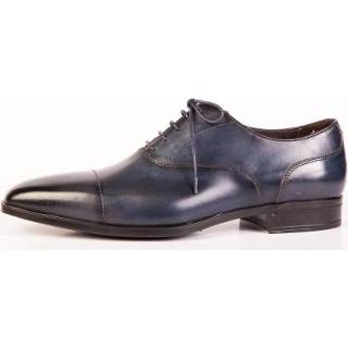 👉 Giorgio 50216 Donker blauwe leren veterschoen( 1110 Blu)