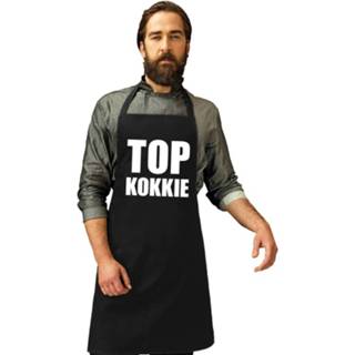 👉 Keukenschort zwart mannen Top Kokkie Heren - Feestschorten 8719538507647