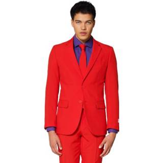 👉 Verkleedpak rood polyester mannen Opposuits Red Devil Heren 8718719271964