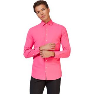 👉 Overhemd roze polyester mannen Opposuits Mr. Pink Heren 8719323586581