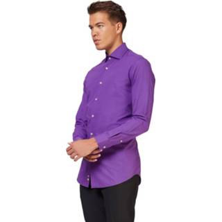 👉 Overhemd purper paars polyester mannen Opposuits Purple Prince Heren 8719323586765