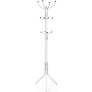 👉 Kapstok wit Vintage Rek Staand Met 12 Kleding Haken Hangers - 3-laags Boom Klerenhanger Design 8719984004141