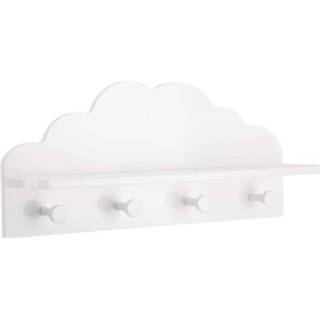 👉 Kapstok wit kinderen Atmosphera - Wolk 4 Haken Kinderdecoratie 3560238908198