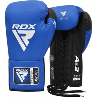 👉 Bokshandschoenen blauw kunststof Rdx Sports Pro Fight Apex A3 - 8oz 5054421891988