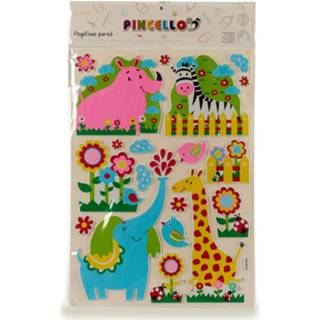 👉 Stickervel Pincello Dierentuin 83 X 51 Cm 8430852290977