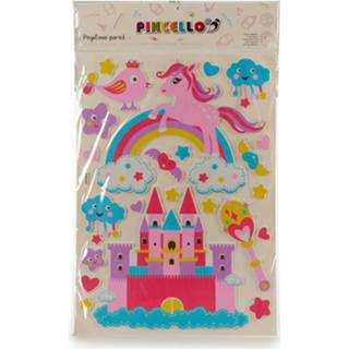 👉 Stickervel Pincello Kasteel 83 X 51 Cm 8720585148059