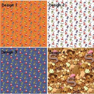 👉 Cadeaupapier Assortiment 4 Sinterklaasinpakpapier - 200 X 70 Cm 6 Rollen 9098998010676